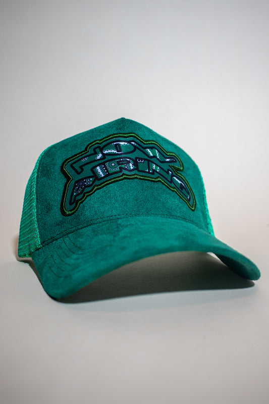 Paisley Hat Green